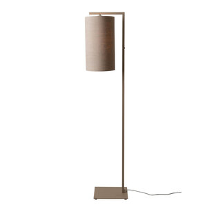 It’s about RoMi Boston vloerlamp zand - lampenkap 2545 linnen donker
