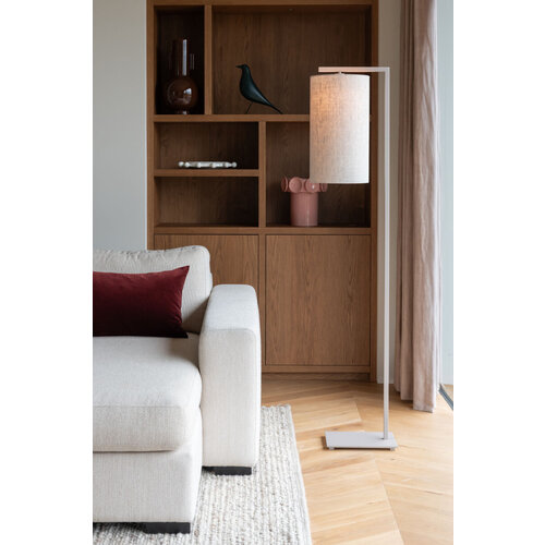 It’s about RoMi Boston vloerlamp zand - lampenkap 2545 linnen licht
