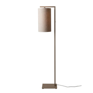 It’s about RoMi Boston vloerlamp zand - lampenkap 2545 linnen licht