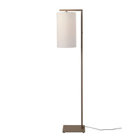 Boston vloerlamp zand - lampenkap 2545 wit