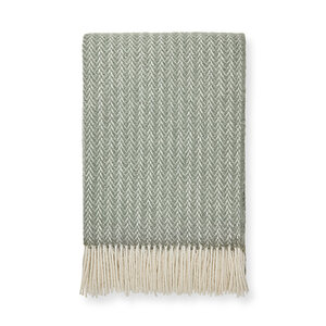 Elvang Hope plaid bottle green