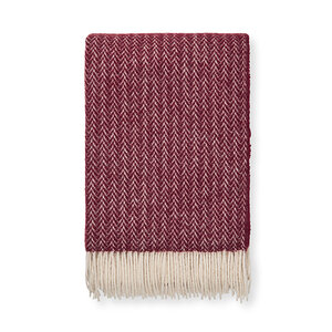 Elvang Hope plaid wine red