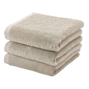 Aquanova London handdoek desert 55 x 100 - set van 3
