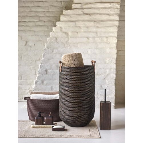 Aquanova Ebony - Toiletborstelhouder - Pecan