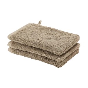 Aquanova London gant de toilette almond - lot de 6