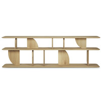 Geometric sofa console eik