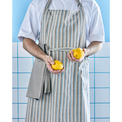House Doctor Cook keukenschort blauw/zand