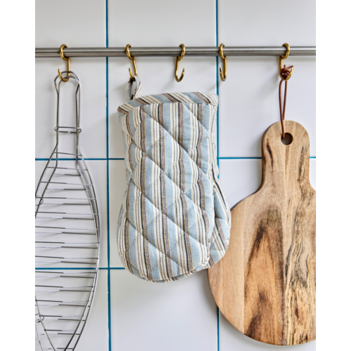House Doctor Chef ovenwant blauw/zand - set van 2