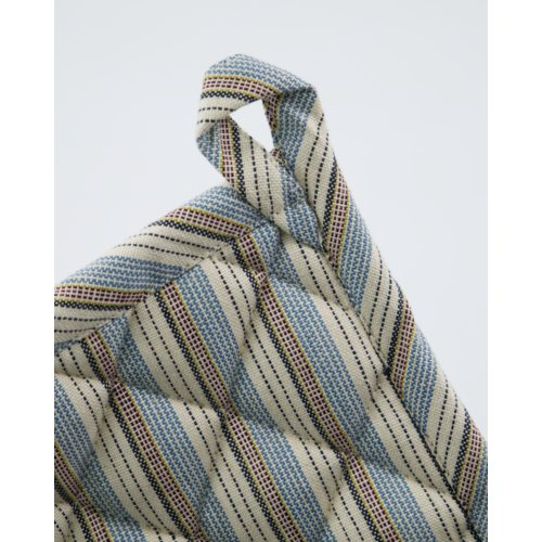 House Doctor Chef pothouders blauw/zand - set van 2