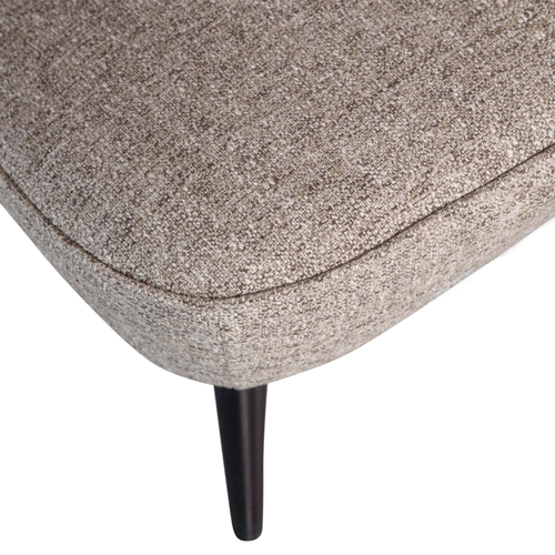 WOOOD Sara fauteuil geweven stof naturel melange