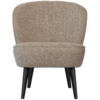 Sara fauteuil geweven stof naturel melange