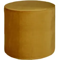 Sara poef hoog oker