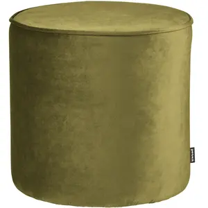 WOOOD Sara pouf haut army