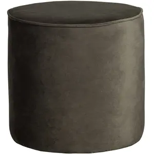 WOOOD Sara poef hoog warm groen WOOOD Sara poef hoog warm groen