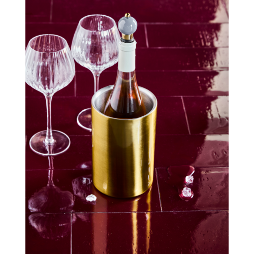 House Doctor Kett wijnkoeler antique brass