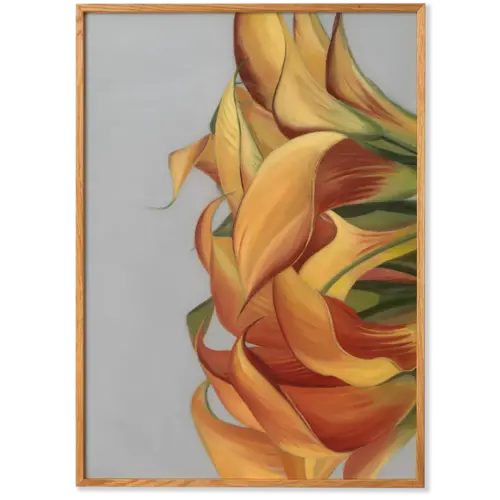 Paper Collective Yellow Flower poster 30 x 40