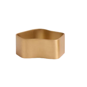 nordal Capri rond de serviette doré nordal Capri rond de serviette doré