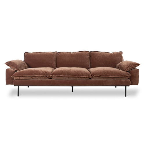 HKLiving Retro 4-zit sofa - royal velvet magnolia