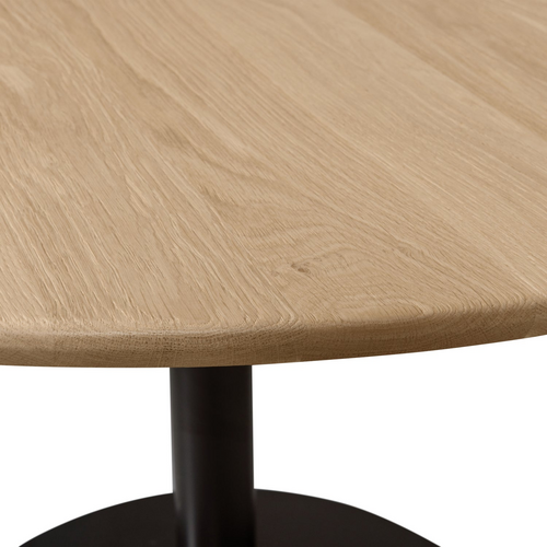 WOOOD Tablo eettafel rond vl Ø 120 cm transparant