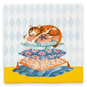 StoryTiles Sleepy cat tegel small