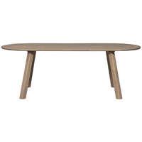 Tablo eettafel ovaal vl 220 x 90 cm pebble grey