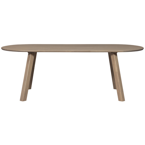 WOOOD Tablo eettafel ovaal vl 220 x 90 cm pebble grey WOOOD Tablo eettafel ovaal vl 220 x 90 cm pebble grey