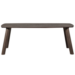WOOOD Tablo table à manger ovale danois plateau laqué 180 x 100 cm mystic brown