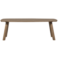 Tablo eettafel deens ovaal dl 220 x 100 cm cashmere brown