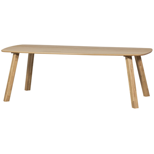 WOOOD Tablo eettafel deens ovaal dl 220 x 100 cm transparant WOOOD Tablo eettafel deens ovaal dl 220 x 100 cm transparant