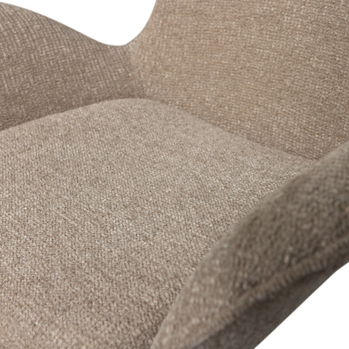 WOOOD Marten in hoogte verstelbare fauteuil zand