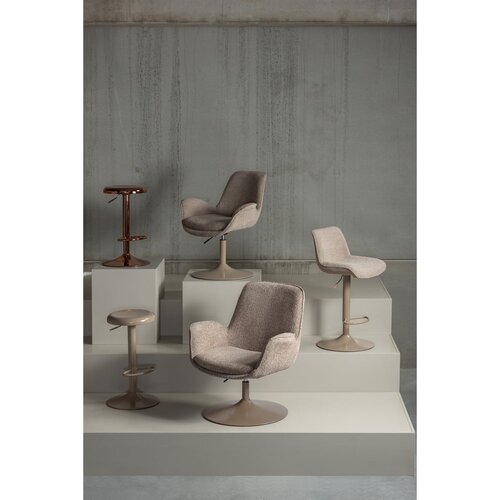 WOOOD Marten in hoogte verstelbare fauteuil zand