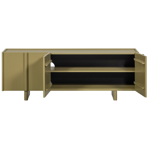 WOOOD Basu tv meubel 152 cm grenen moss WOOOD Basu tv meubel 152 cm grenen moss