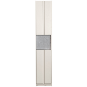 WOOOD Basu armoire étroite 40 cm en pin dust incl. décor béton