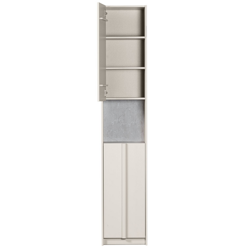 WOOOD Basu smalle kast 40 cm grenen dust incl. concrete decor