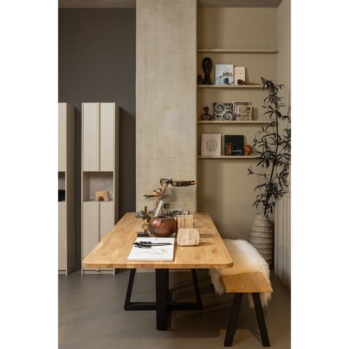 WOOOD Basu smalle kast 40 cm grenen dust incl. concrete decor