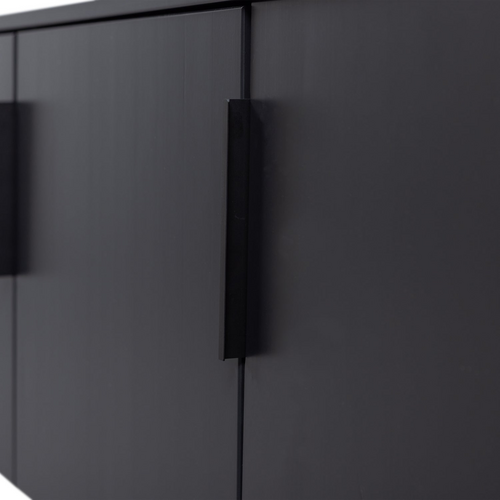 WOOOD Gunnar tv meubel 154 cm grenen matzwart WOOOD Gunnar tv meubel 154 cm grenen matzwart