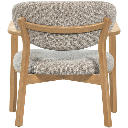 WOOOD Udar fauteuil naturel met houten frame naturel