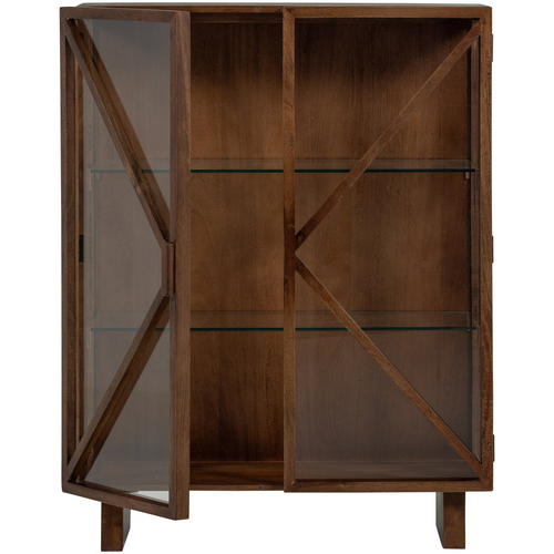WOOOD Kella 2-deurs kast mango hout bruin
