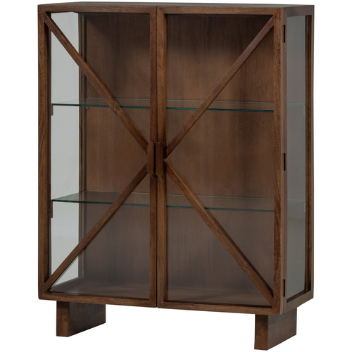 WOOOD Kella 2-deurs kast mango hout bruin