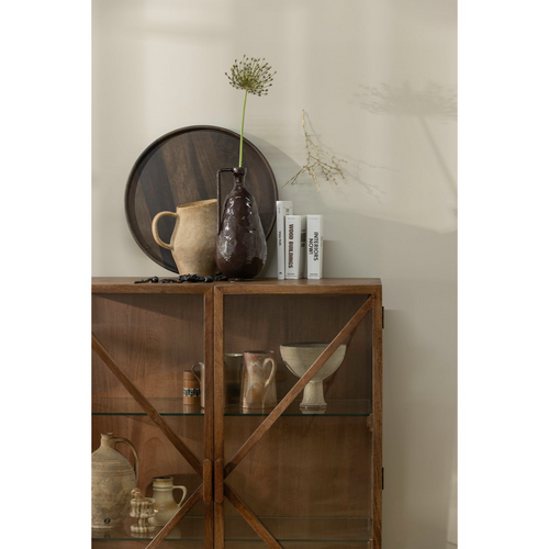 WOOOD Kella 2-deurs kast mango hout bruin