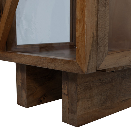 WOOOD Kella 1-deurs kast mango hout bruin