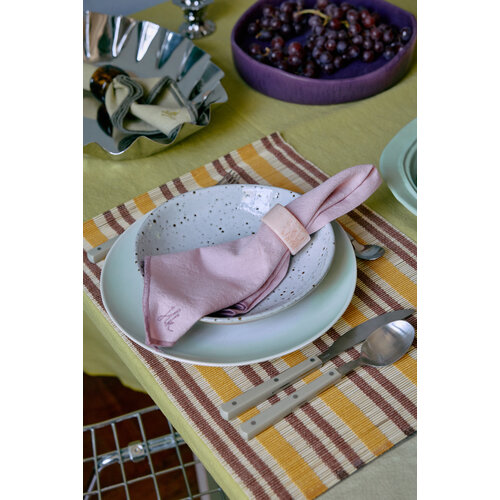 HKLiving Ease servetten set of 2 rosette 50 x 50 cm HKLiving Ease servetten set of 2 rosette 50 x 50 cm