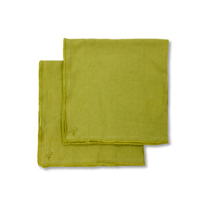 HKLiving Ease serviettes lot de 2 citrus 50 x 50 cm