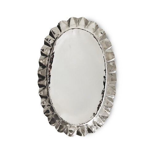 HKLiving New classics: Chrome schaal large HKLiving New classics: Chrome schaal large