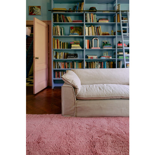 HKLiving Fluffy tapijt pink 150 x 240 cm