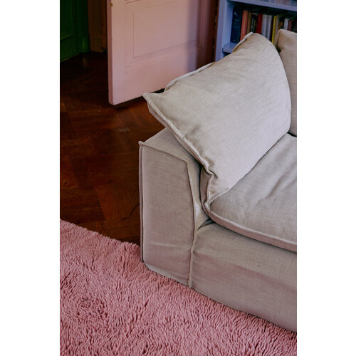 HKLiving Fluffy tapijt pink 150 x 240 cm