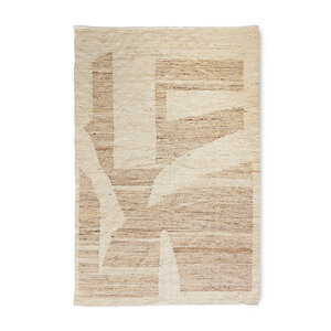 HKLiving Wollen tapijt contour 180 x 280 cm HKLiving Wollen tapijt contour 180 x 280 cm