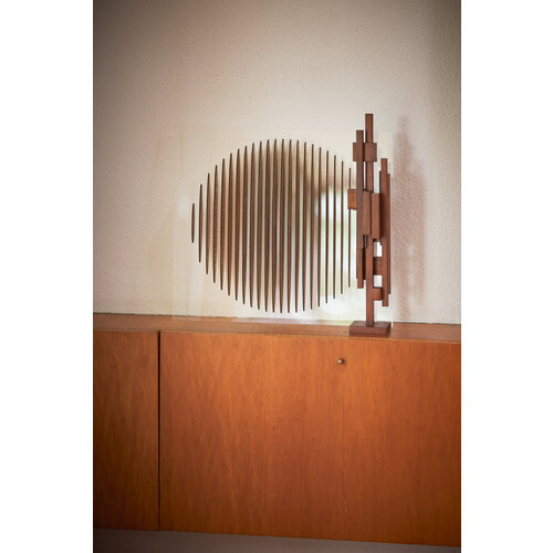 HKLiving Skyline sculptuur espresso M