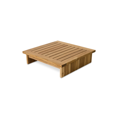 HKLiving Outdoor poef teak natural