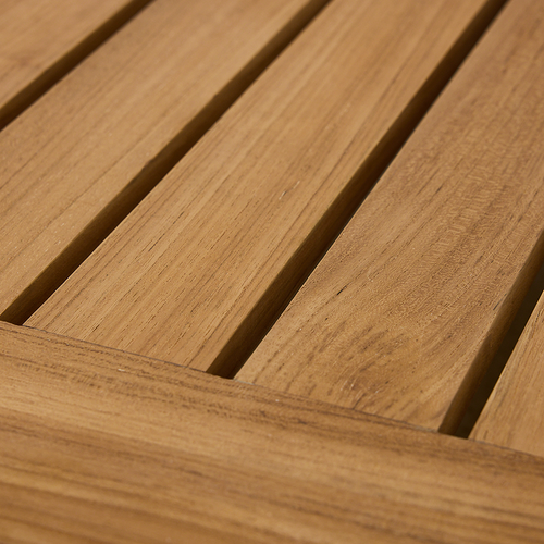 HKLiving Outdoor poef teak natural